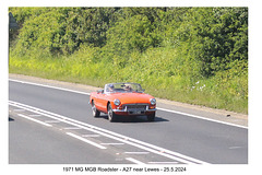 1971 MG MGB Roadster near Lewes 25 5 2024