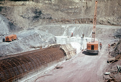 Treeton Surface Drift construction July 1977