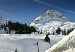 Winter auf dem Hochtannbergpass
