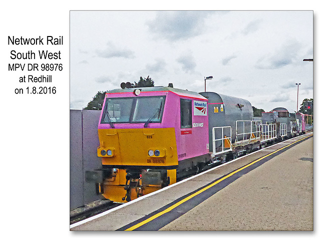 Network Rail MPV Redhill 1 8 2016