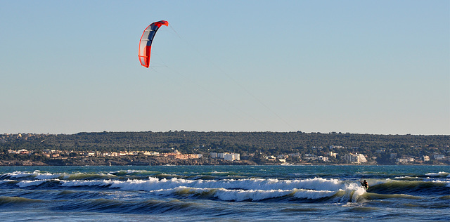 Kitesurfing @ Can Pastilla (© Buelipix)