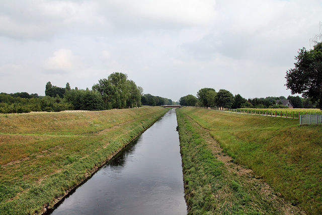 Die Emscher bei Wehofen (Dinslaken) / 16.07.2017