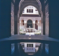 Court of lions, Alhambra, Spain