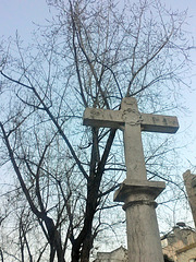 All stone crosses are anchored on earth
