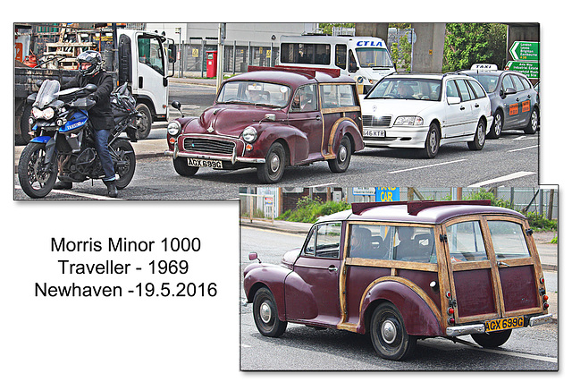 Morris Traveller 1969 - Newhaven - 19.5.2016