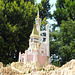 Cinderella's Castle in the Storybookland Canal Boats in Disneyland, June 2016