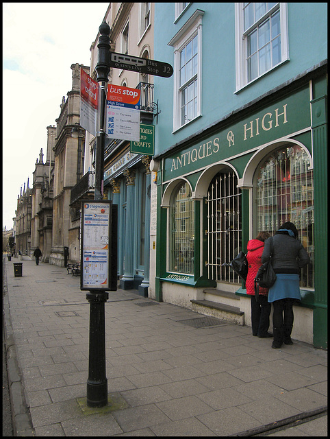 antique bus stop