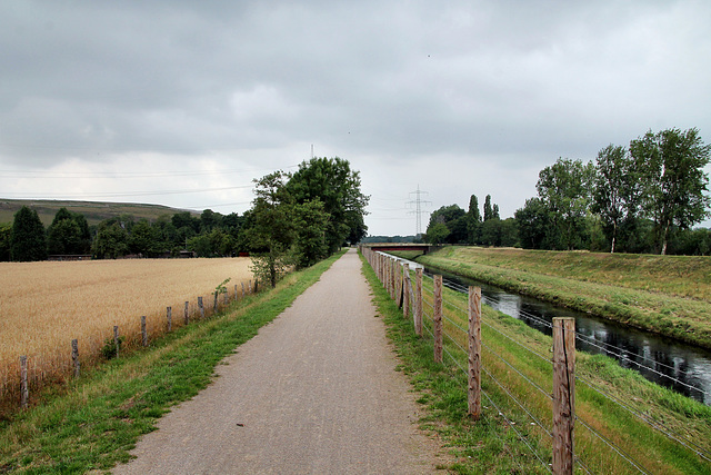 Weg neben der Emscher (Dinslaken) / 16.07.2017