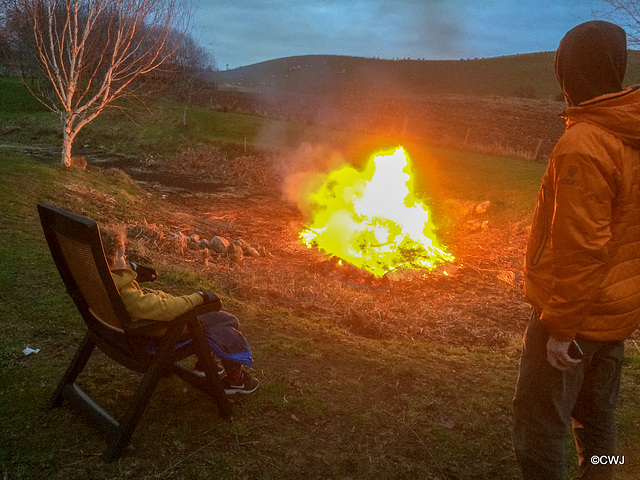 New Year's Day Bonfire