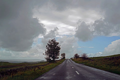 The weather was fine along Hadrian's Wall