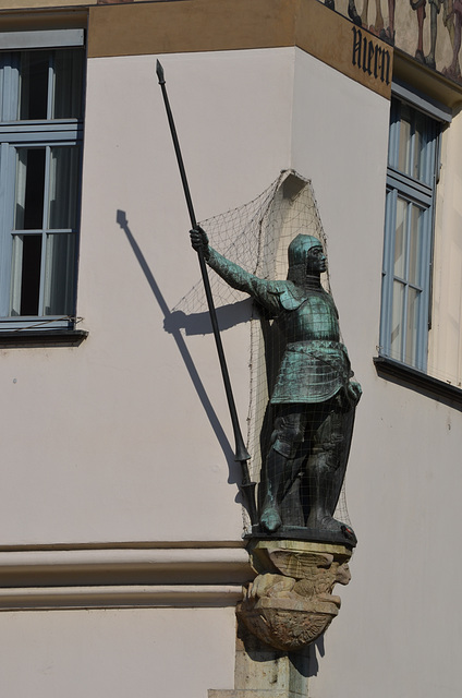 Nürnberg, Street Corner Statue