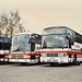 Jennings of Bude coaches at South Mimms Service Area – 21 Sep 1996 (329-11)
