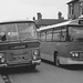 Midland Red 5791 (CHA 91C) and Ashley Coaches HFA 208E in Wellington (Telford) – May 1972