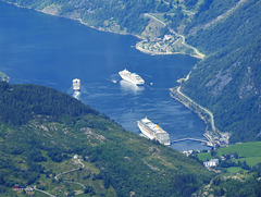 Überfall auf das kleine Geiranger.