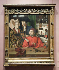 Goldsmith in his Shop by Petrus Christus in the Metropolitan Museum of Art, February 2019