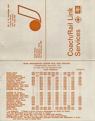 Jennings of Bude timetable 1972 - Side 1