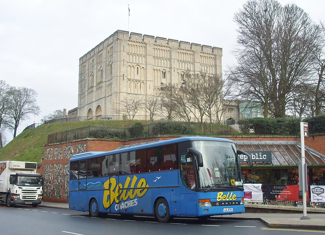 DSCF5850 Belle Coaches LIL 9713 (215 UGX) in Norwich - 11 Jan 2019 DSCF5850 Belle Coaches LIL 9713 (215 UGX) in Norwich - 11 Jan 2019