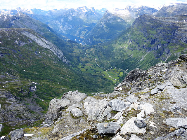 Ein letzter Blick Richtung Geirangerfjord.