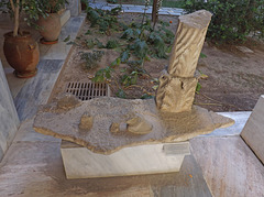 Statue Plinth from the Antikythera Shipwreck in the National Archaeological Museum in Athens, May 2014