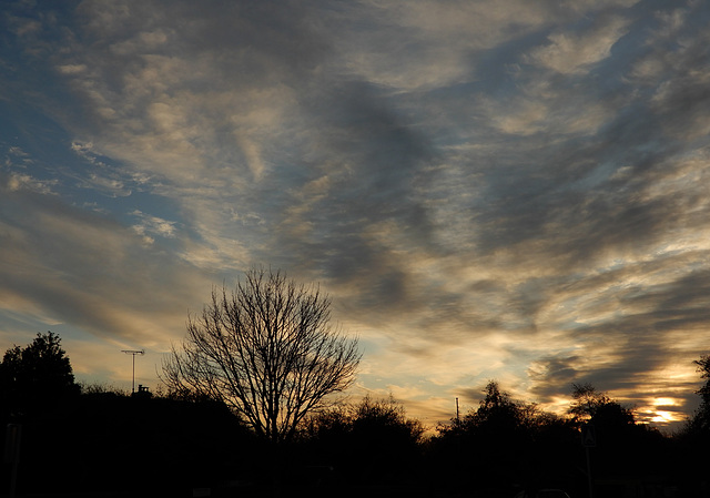 ce soir au coucher du soleil 10 degrés,