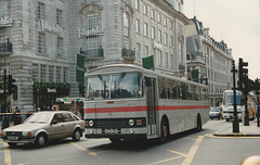 Marshall bodied Leyland Tiger in London – 22 April 1993 (190-23)