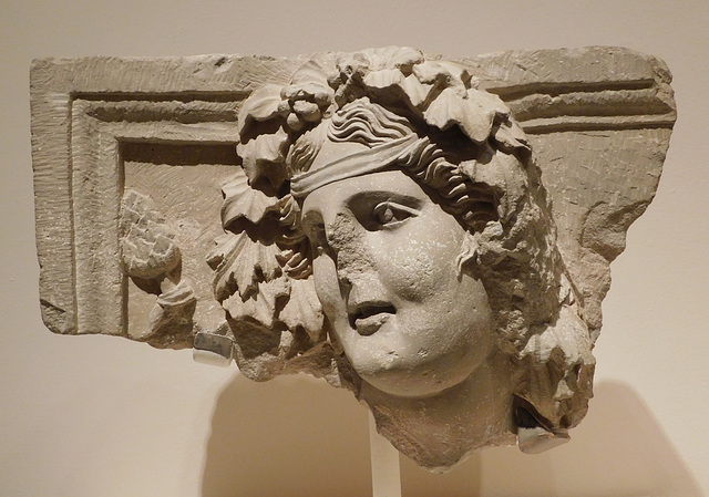 Relief of Dionysos-Dushara from Petra in the Metropolitan Museum of Art, June 2019