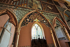 Detail of screen, St Margaret's Church, Thorpe  Market, Norfolk