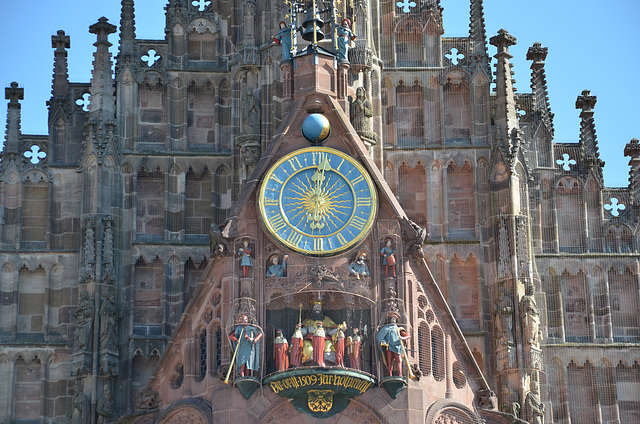 Nürnberg, Frauenkirche, Maennleinlaufen