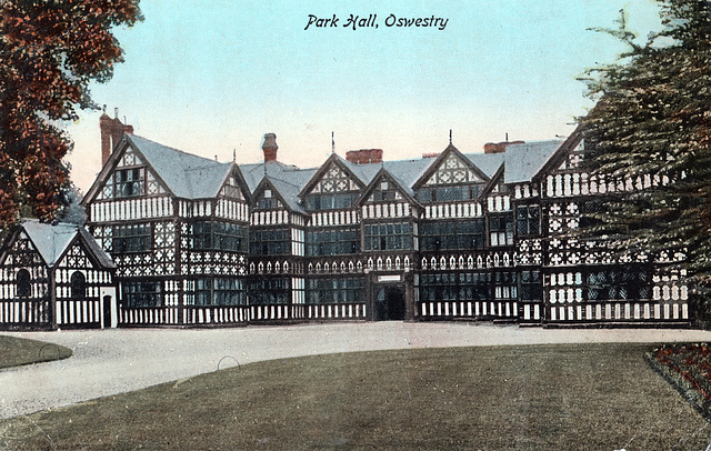 Park Hall, Oswestry, Shropshire (Burnt and Demolished)