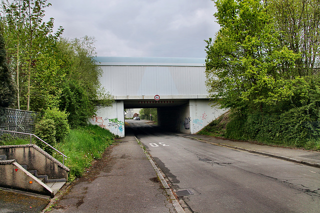 Friedhofstraße, Unterführung unter der A2 (Kamen) / 29.04.2023