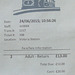 DSCF0811 Great Orme Tramway receipt (aka ticket)