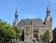 DE - Aachen - Rückseite des Rathauses