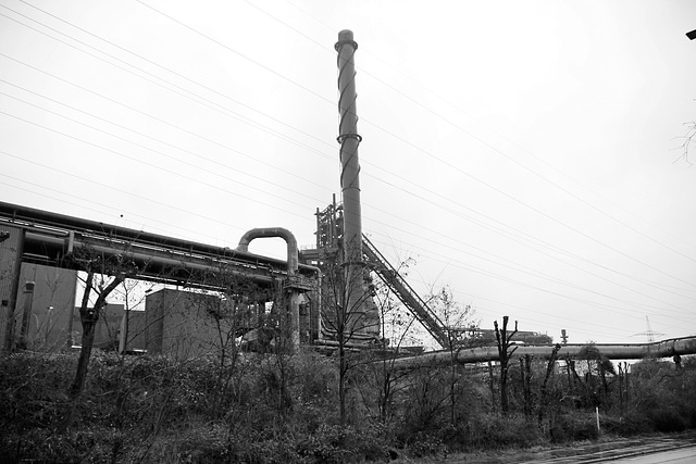 Hochofenwerk Schwelgern von ThyssenKrupp Steel (Duisburg-Marxloh) / 8.01.2022