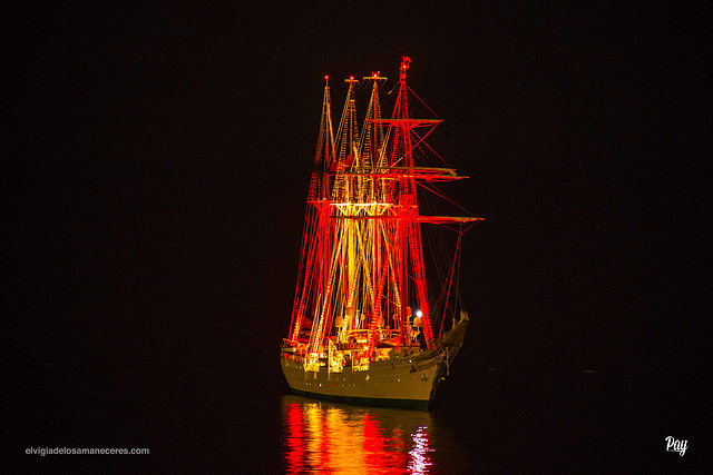 Buque escuela Juan Sebastián de Elcano.