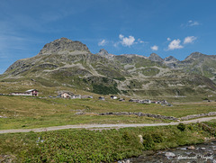 Blick auf Montespluga