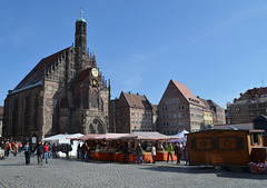 Nürnberg, Hauptmarkt with Frauenkirche
