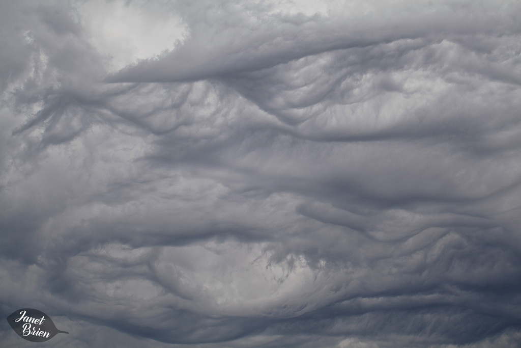 33/366: Crazy Clouds (with one inset image)