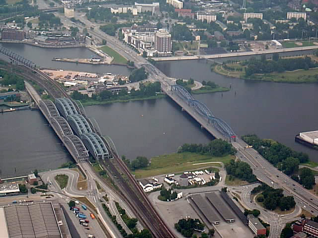 Norderelbbrücken am 03.07