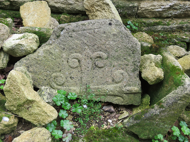 barnack church, hunts  (6) c13 coffins and cross slab lids