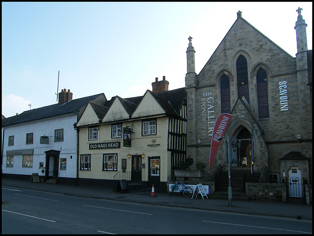 Old Nags Head and church