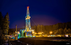 Thermal drilling site ++ Geotermie-Bohrstelle Holzkirchen