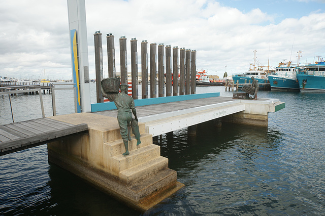 Sculpture On Fremantle Quay