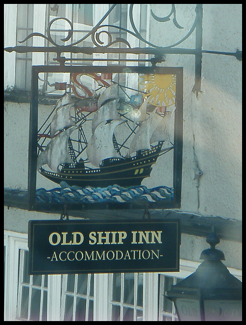 Old Ship Inn sign