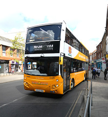 Sanders Coaches 129 (EC23 SHA) in Norwich - 26 Jul 2024 (P1180845)