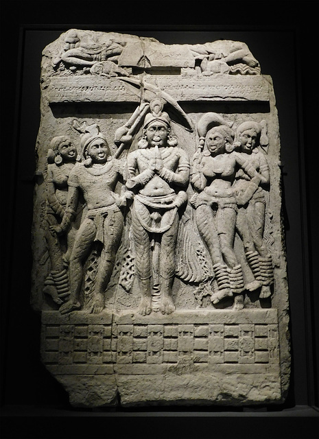Dome Panel Depicting a Royal Worshiper in the Metropolitan Museum of Art, October 2023
