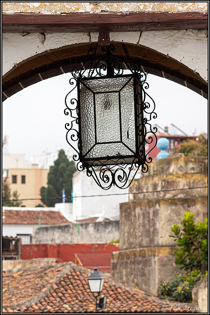 Laterne im Hospital Santisima Trinidad