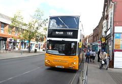 Sanders Coaches 129 (EC23 SHA) in Norwich - 26 Jul 2024 (P1180844)