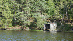 The old boathouse at Loch Romach