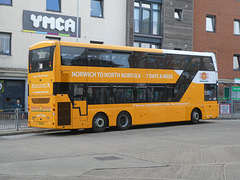 Sanders Coaches 128 (PC23 SAN) in Norwich - 26 Jul 2024 (P1180822)