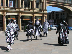 Pig Dyke Molly dancing in Harrogate